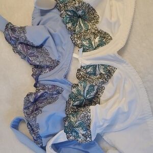 Curve Muse Lingerie Lace Bras 2 Pack SZ 34D